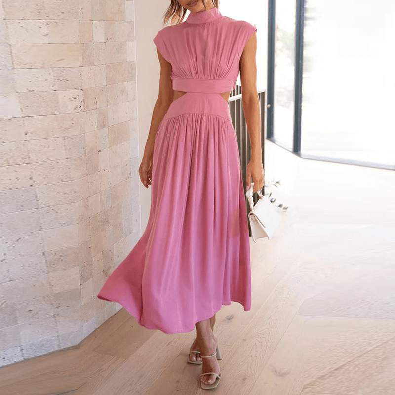 Jovanna | Zeitloses langes Kleid mit edlem Design