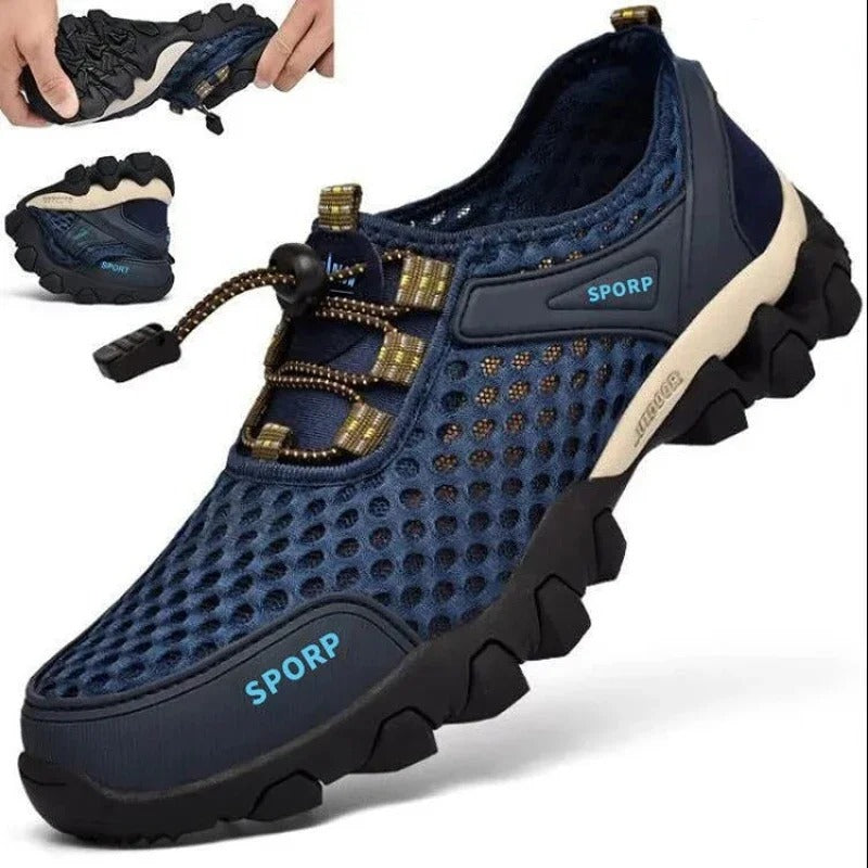 Brent | Herren Sportliche Mesh Wanderschuhe