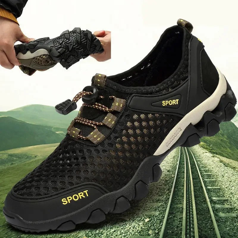 Brent | Herren Sportliche Mesh Wanderschuhe