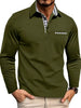Carl™ | Elegantes Langarm-Poloshirt im modernen Schnitt