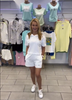 Kylee | sportliche Shorts mit Kapuzen-Design