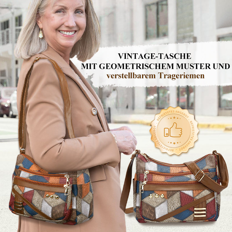 Vienne | Vintage Geometrie-Tasche