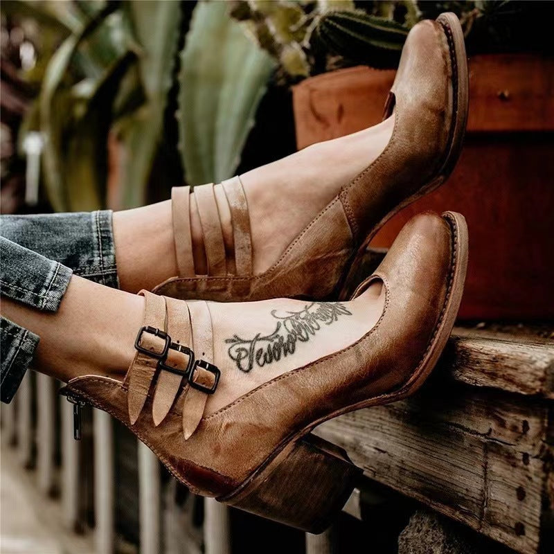 Eva™ | Luxus Komfort Stiefelette - Braun / 36