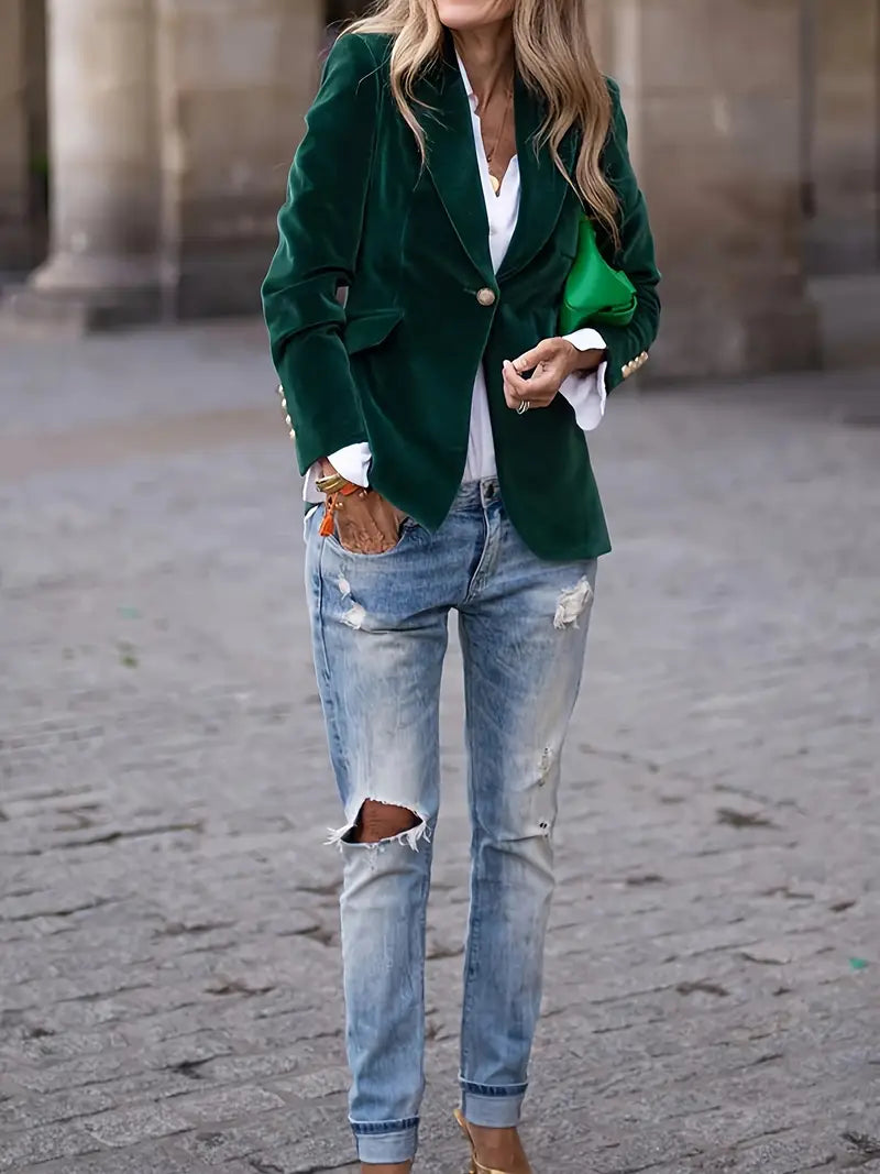 Juley | Elegante Samtjacke