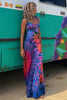 Talie | Tie-Dye Maxikleid mit Rückenschnürung