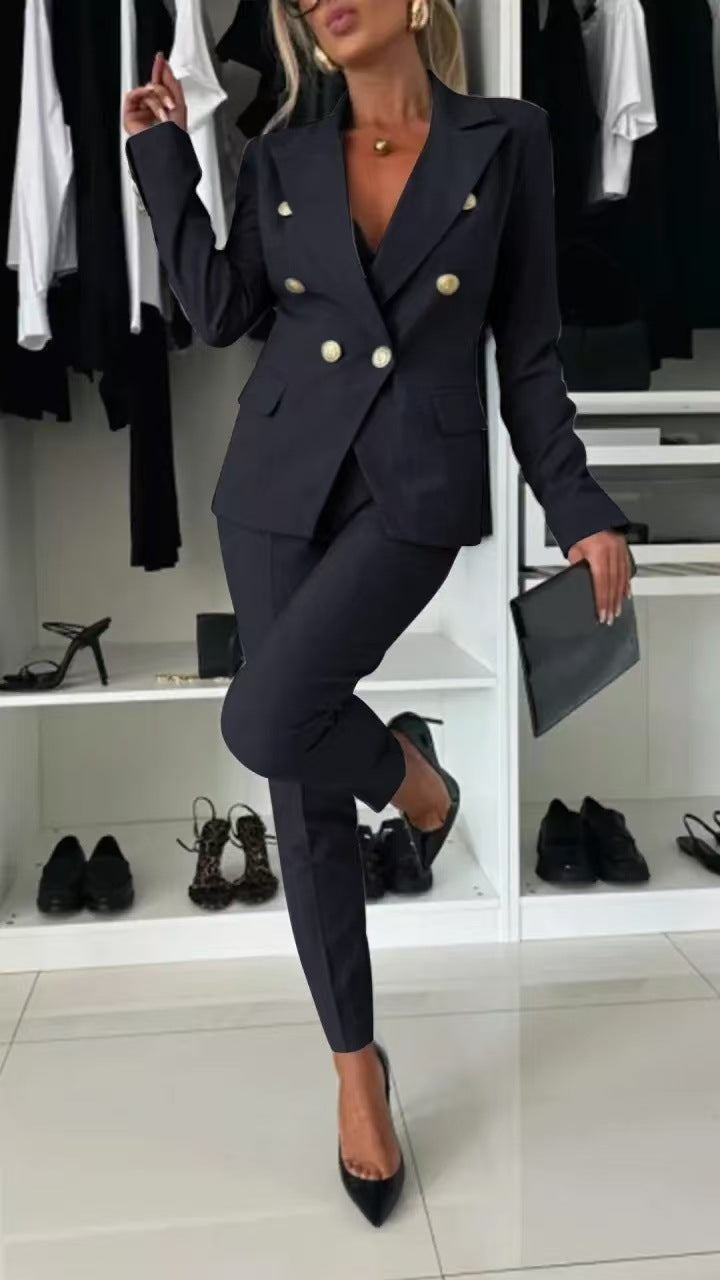 Amiyah | Damen-Slim-Anzug, klassisch & elegant