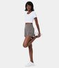 China | Sportliche Shorts mit hoher Taille und fließendem Oberstoff