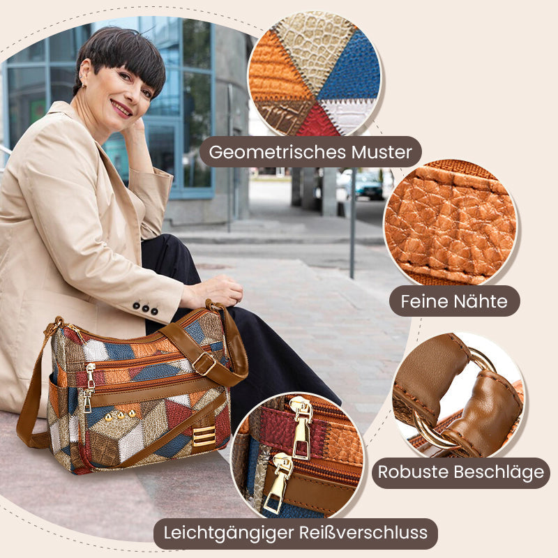 Vienne | Vintage Geometrie-Tasche