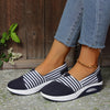 Kasty | Gestreifte orthopädische Schuhe