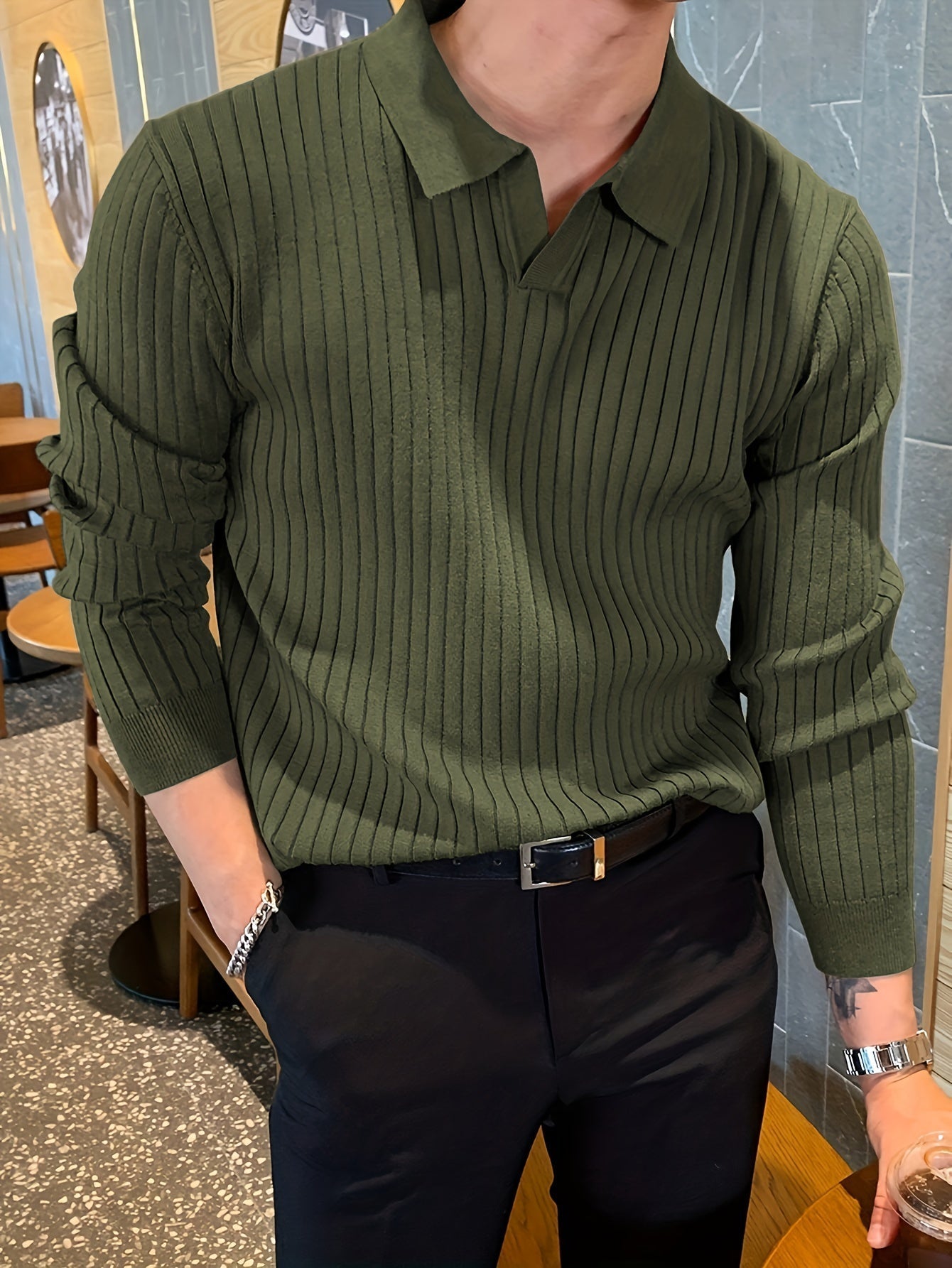 Nolan | Langärmliges Poloshirt Für Einen Trendigen Look