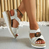 Xeiva | Glitzernde Slingback-Sandalen