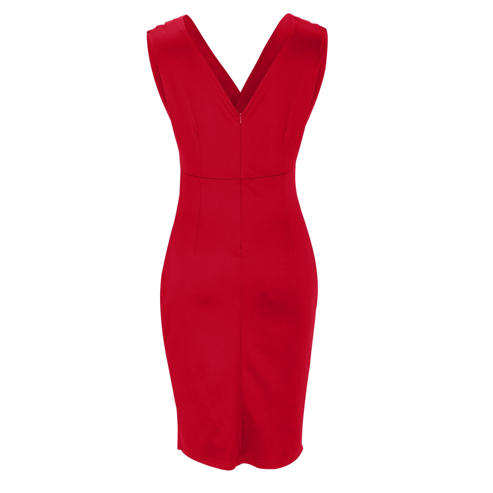 Bretta | Schickes Kleid mit V-Ausschnitt und sexy Seitenschlitz