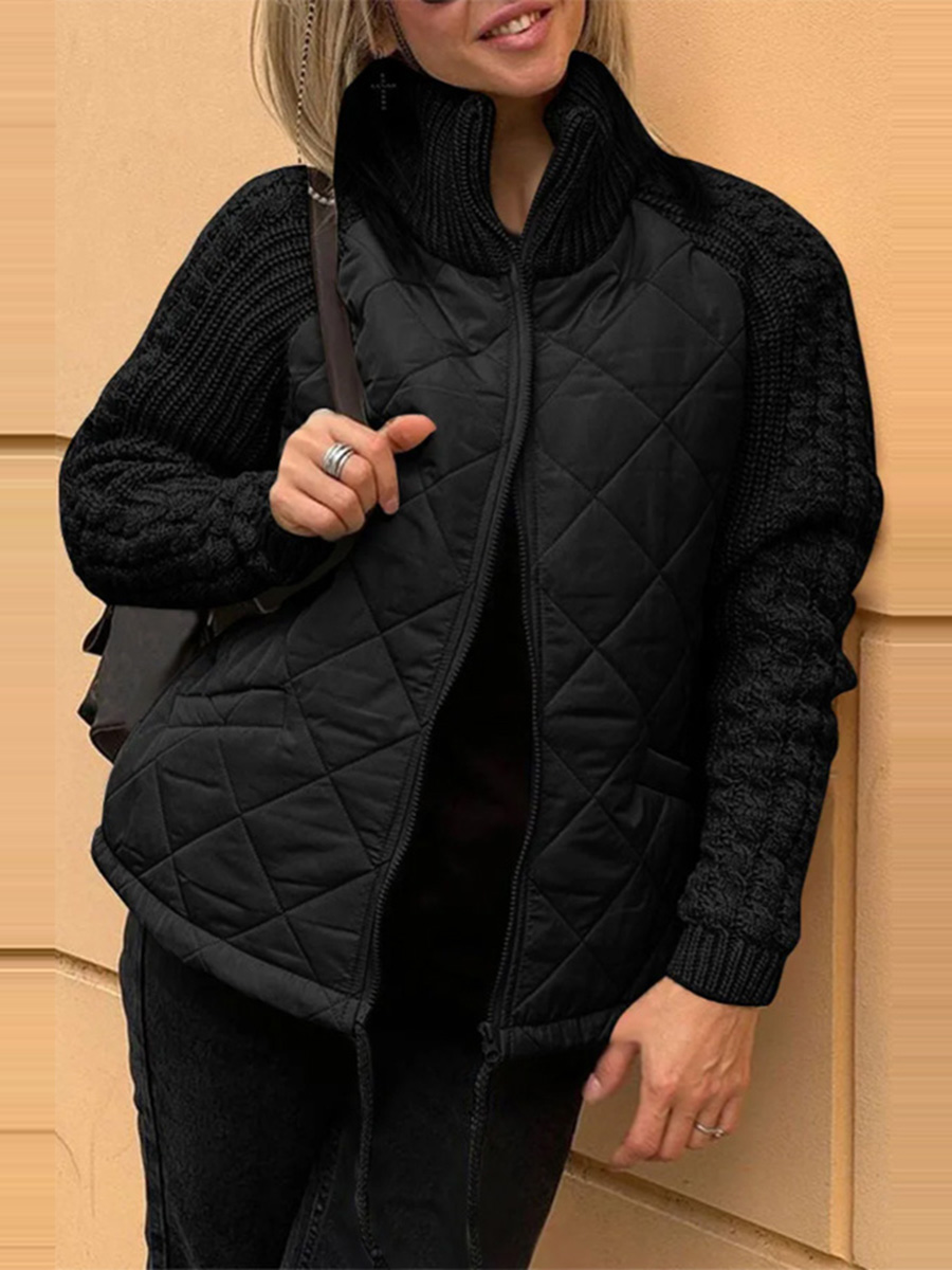 Minia | Einfarbige Patchwork-Jacke