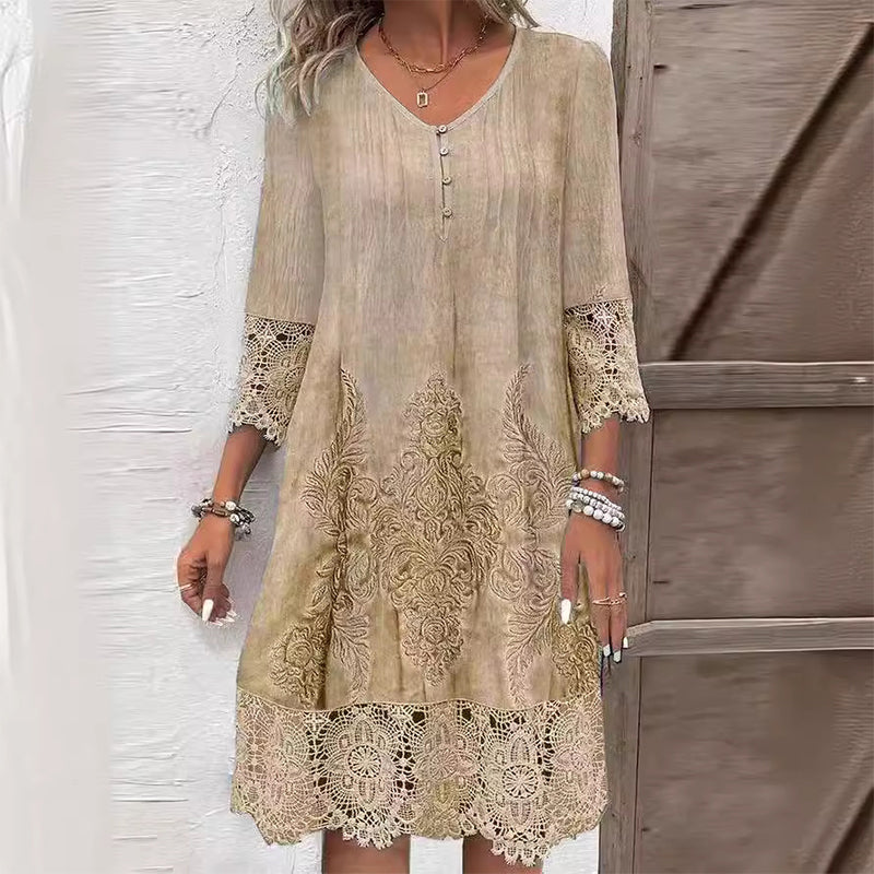 Aira | Farbige Spitzenkleid für den Sommer