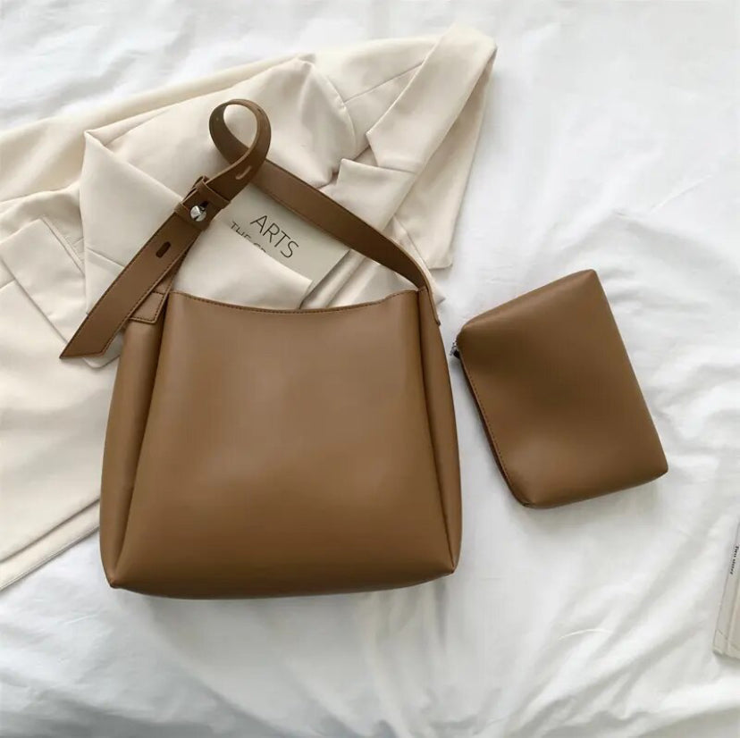 Saphira™ – Modische Henkeltasche - Honig