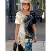 Hilda | Luftiges Sommerkleid mit 3D-Blumenmuster