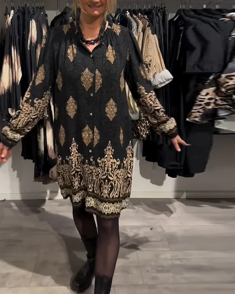 Georgina | Elegante Hemdblusenkleid