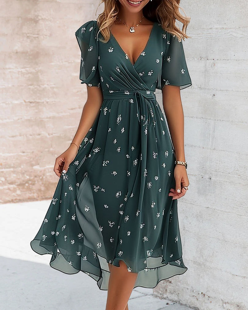 Ana | Elegantes bedrucktes Kleid für Damen