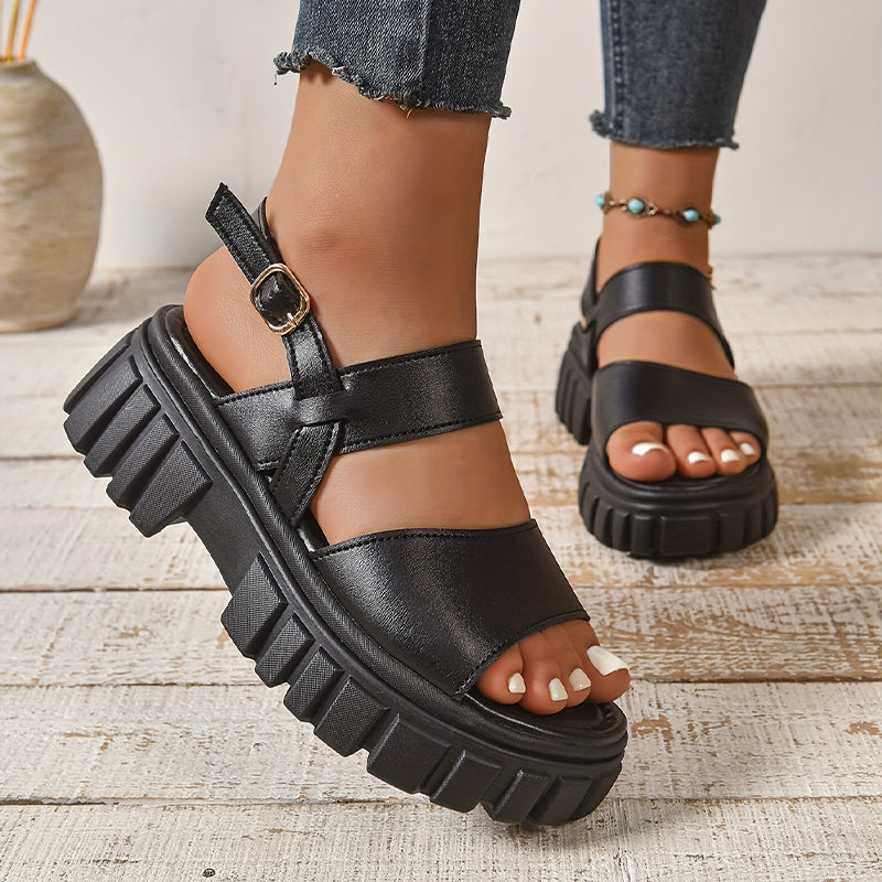 Ellie | elegante Ledersandalen, trendiges Design, bequem zu tragen.