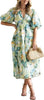 Nicel | Florales Kleid mit Laternenärmel