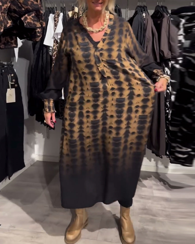 Alaina | Elegantes langärmeliges Kleid für Damen