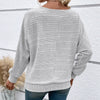 Yarisa | Gestreiftes Langarmshirt mit Rundhals
