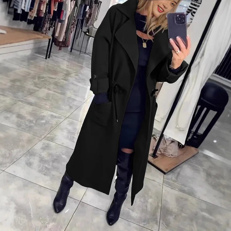 Sophia | Langer Freizeit-Trenchcoat im modernen Stil