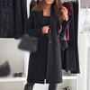 Ivy™ | Eleganter maßgeschneiderter langer Mantel für Damen
