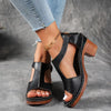 Zinia | Elegante T-Strap-Keilsandalen mit Schnalle