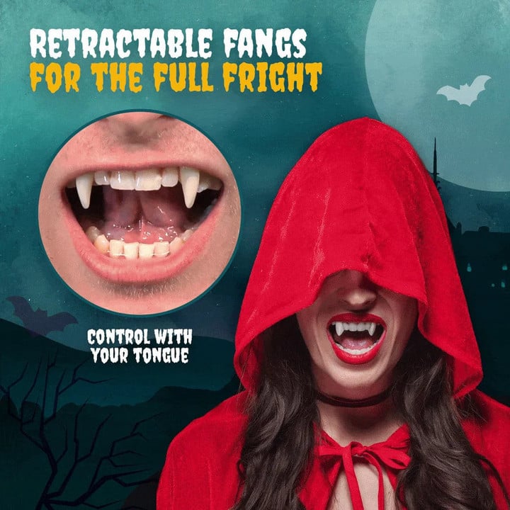 VampiWeen™ | Einziehbare Halloween Vampirzähne | HALLOWEENDEAL! - 1 Stk.