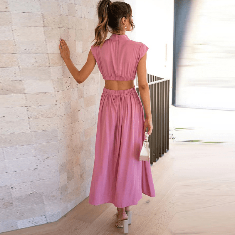 Jovanna | Zeitloses langes Kleid mit edlem Design
