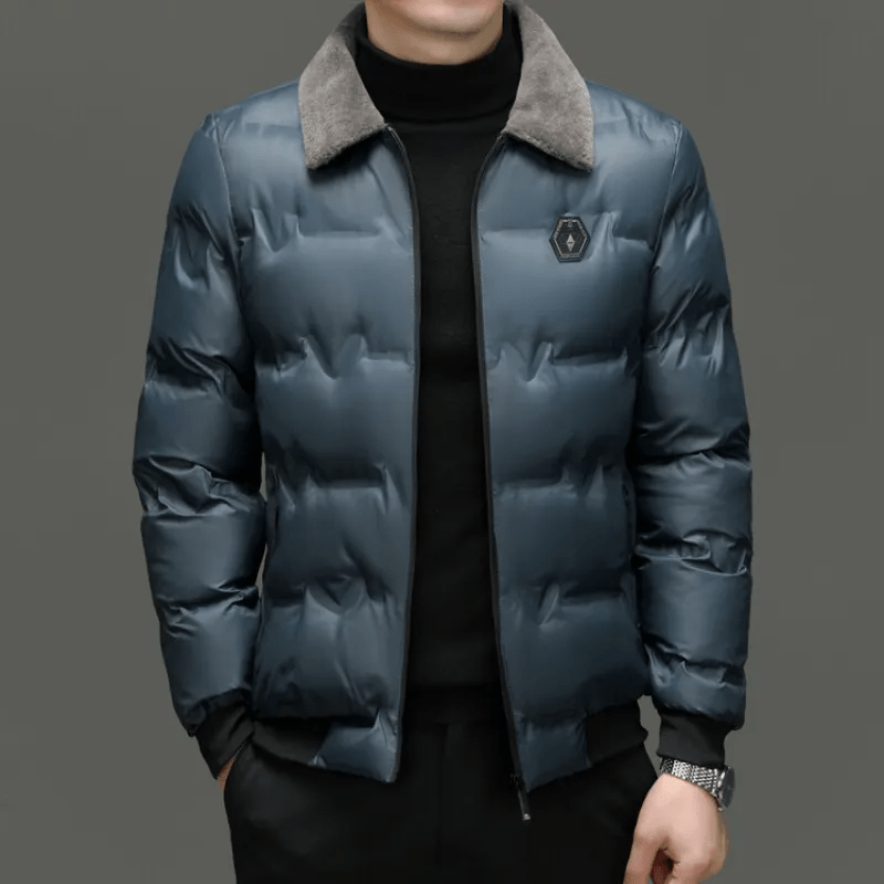 Aksel™ – Wetterbeständige Outdoor-Jacke - Taubenblau / XS