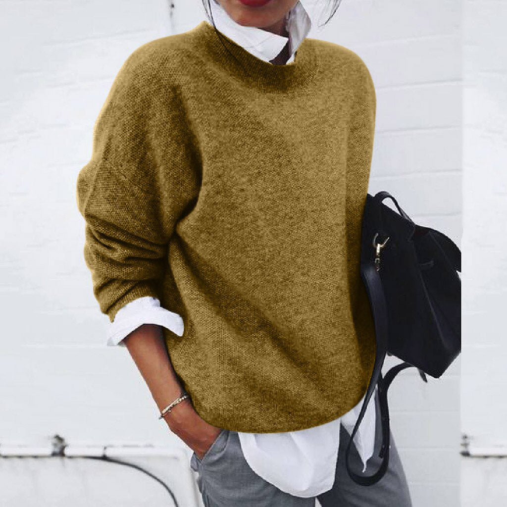 Alira™ - Luxuriöser Pullover - Khaki / S