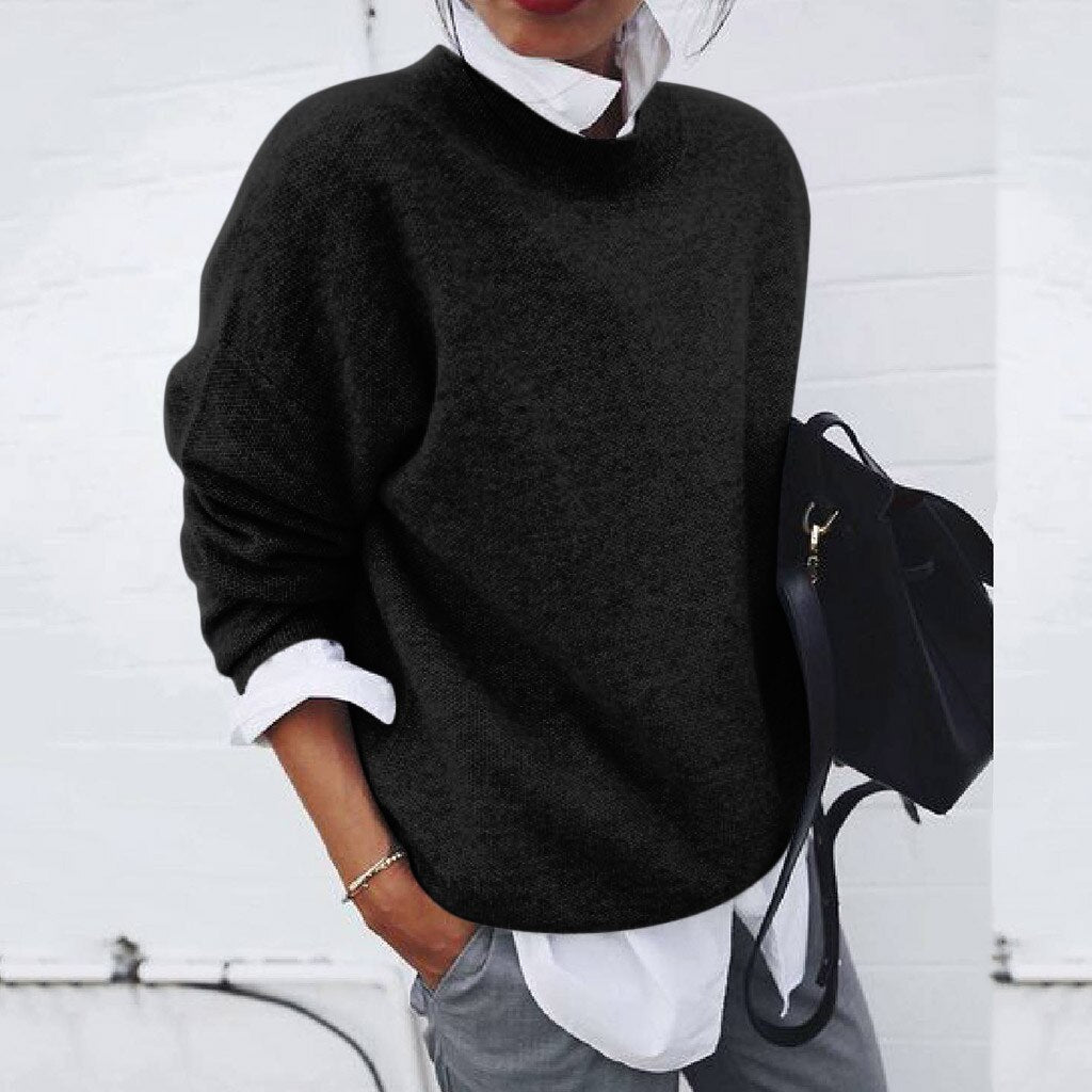 Alira™ - Luxuriöser Pullover - Schwarz / S