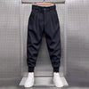 Fynn | Schwarze Plissee-Haremshose - men pants - Schwarz / M
