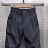 Fynn | Schwarze Plissee-Haremshose - men pants - Schwarz / M
