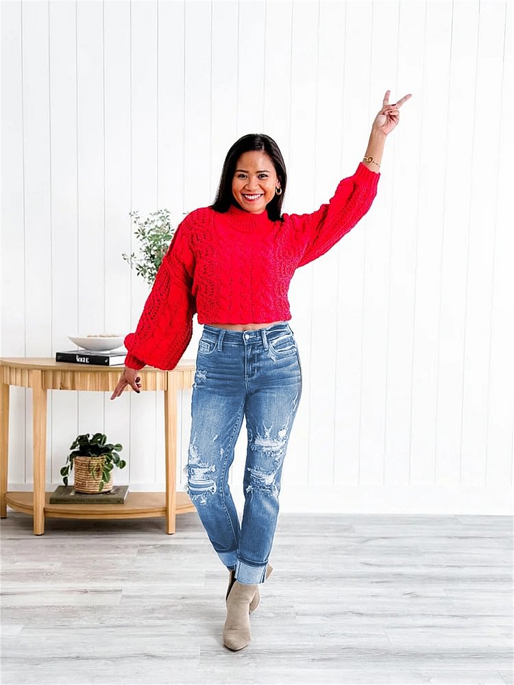 Sanne | bequeme Stretch-Jeans | SUPERDEAL HEUTE! - Jeans vrouwen - Blau / XS