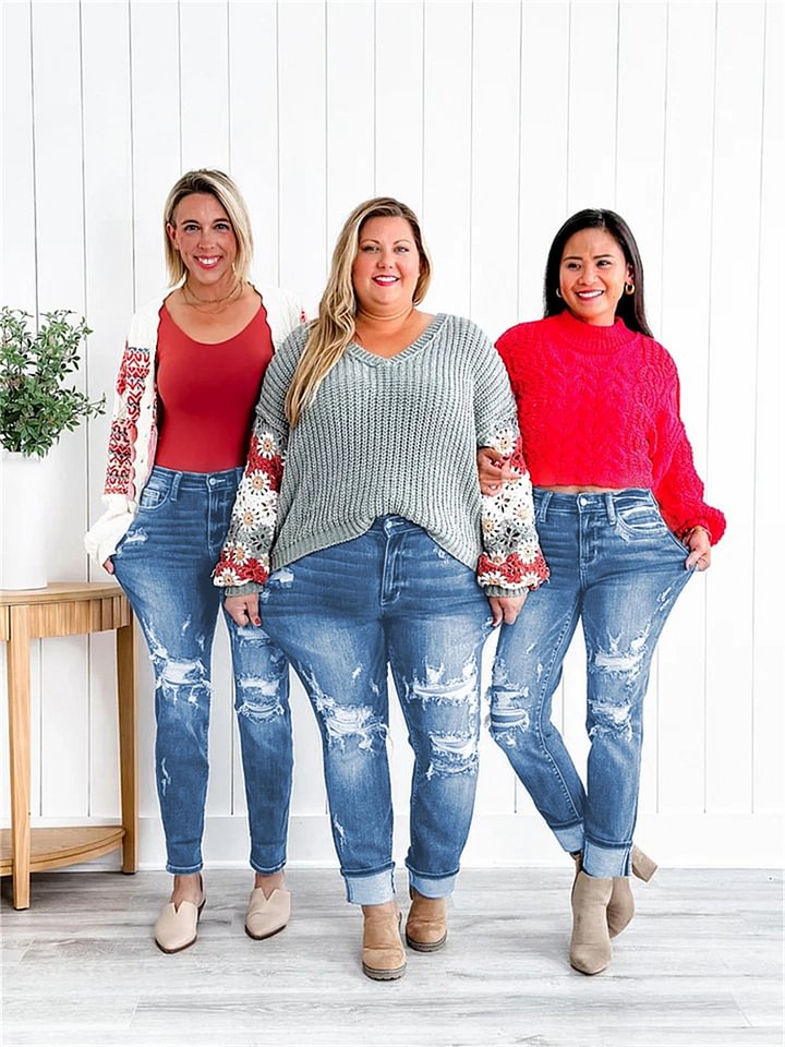 Sanne | bequeme Stretch-Jeans | SUPERDEAL HEUTE! - Jeans vrouwen - Blau / XS