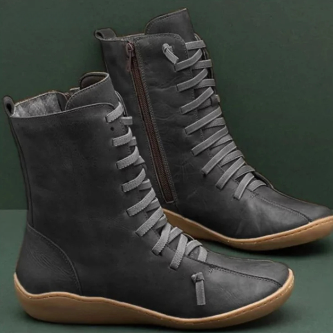 Mia™ | Orthopädische Winterstiefel - Schwarz / 35
