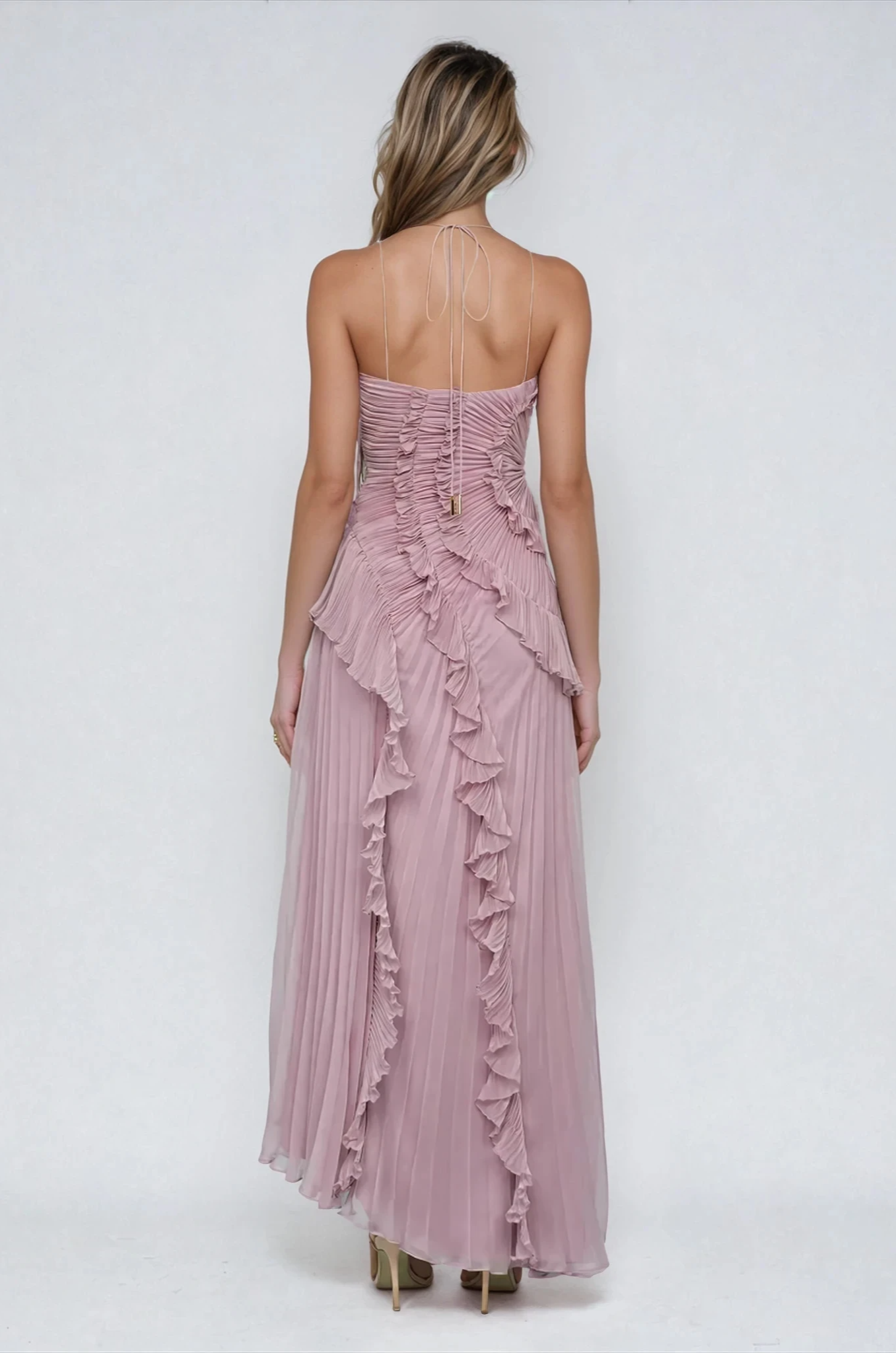 Luz | zeitloses Kleid mit Lotus-Motiv