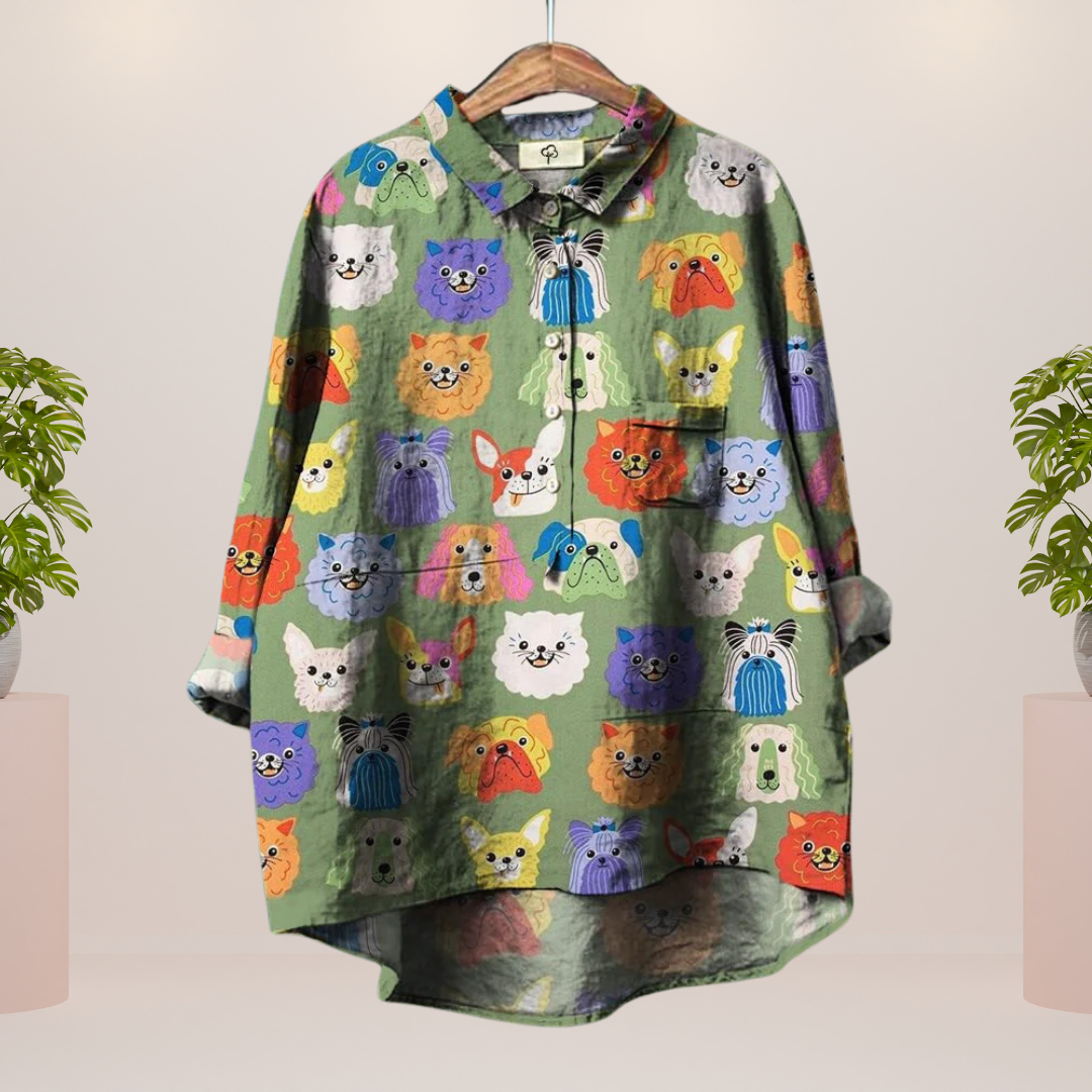 Franchesca | Kunst-Print-Shirt