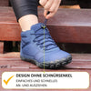 Glacier™ - Isolierte Winter-Barfußschuhe - Blau / 36