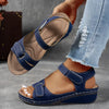 Sage | stilvolle orthopädische Sandalen mit komfortablem Keilabsatz