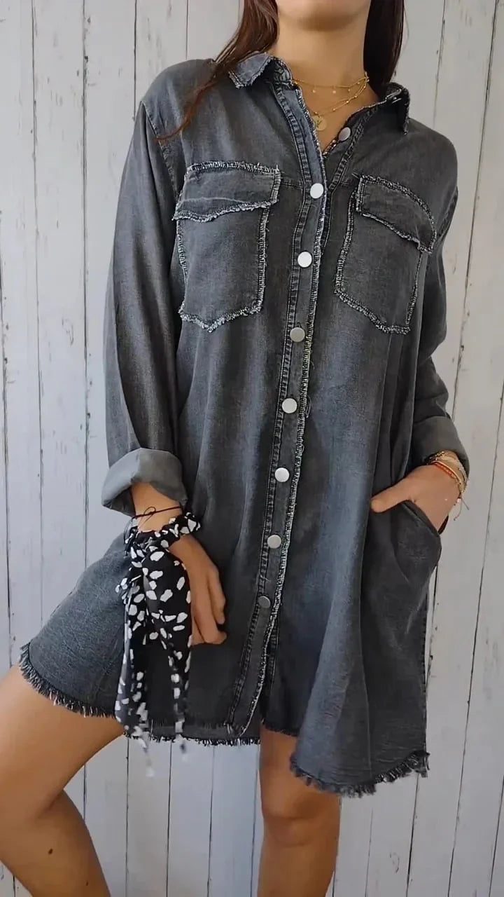 Kell | Stylisches Denim-Übershemd für Frauen