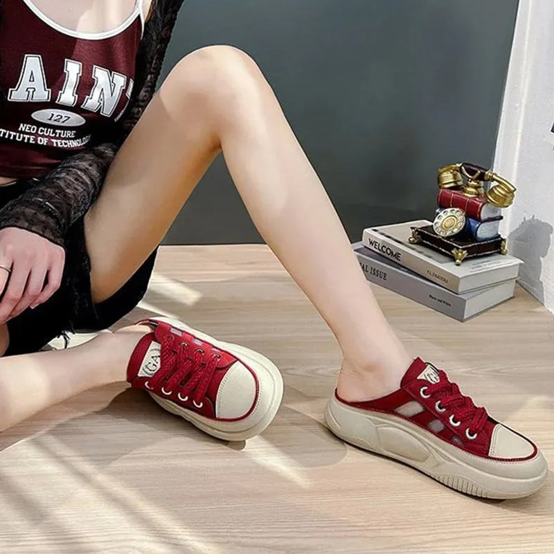 SnugFeet™ - Damen-Halbschlappen mit geschlossenem Zehenbereich