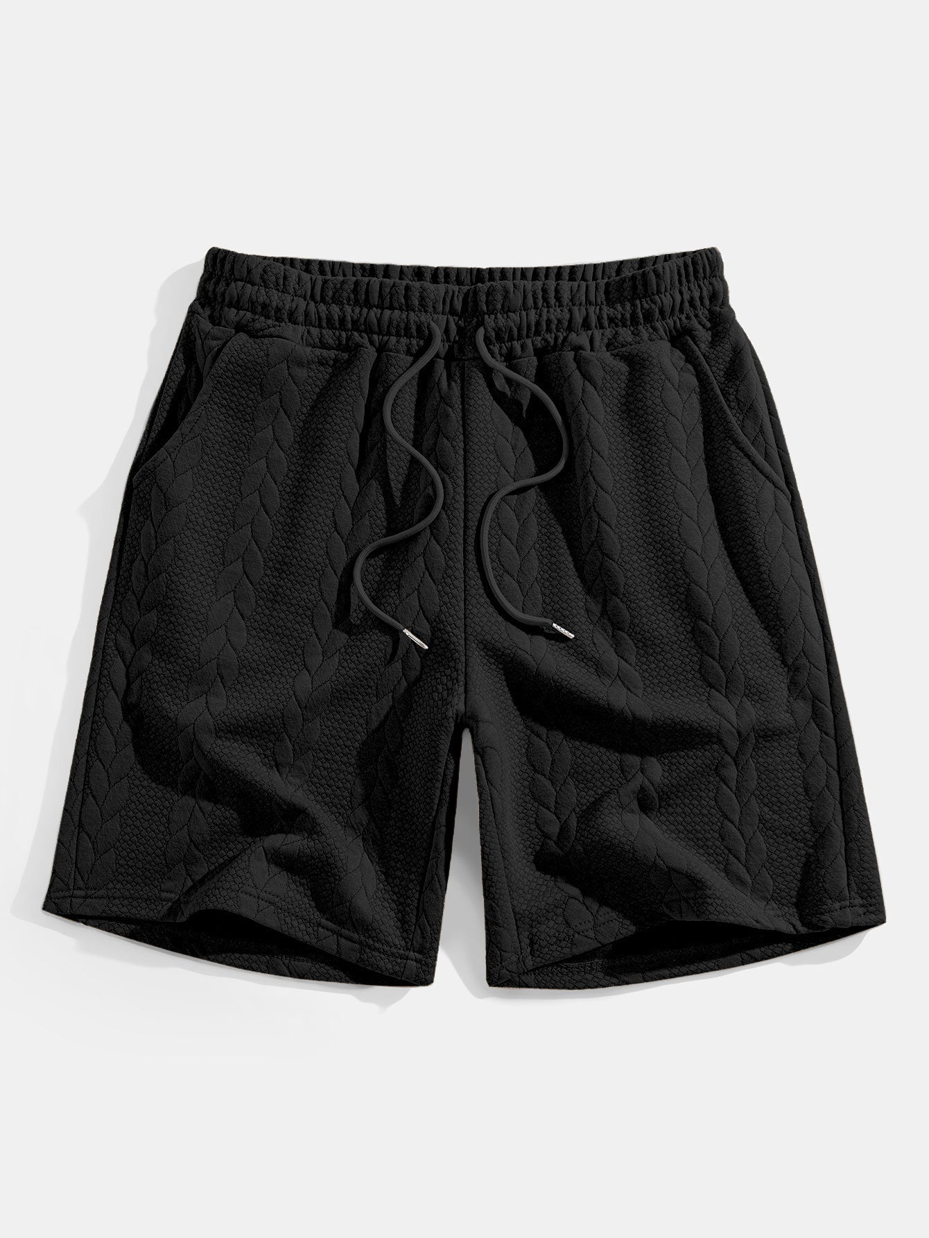 Rudy | Lässiges Relax Fit T-Shirt mit Twist-Jacquard-Shorts