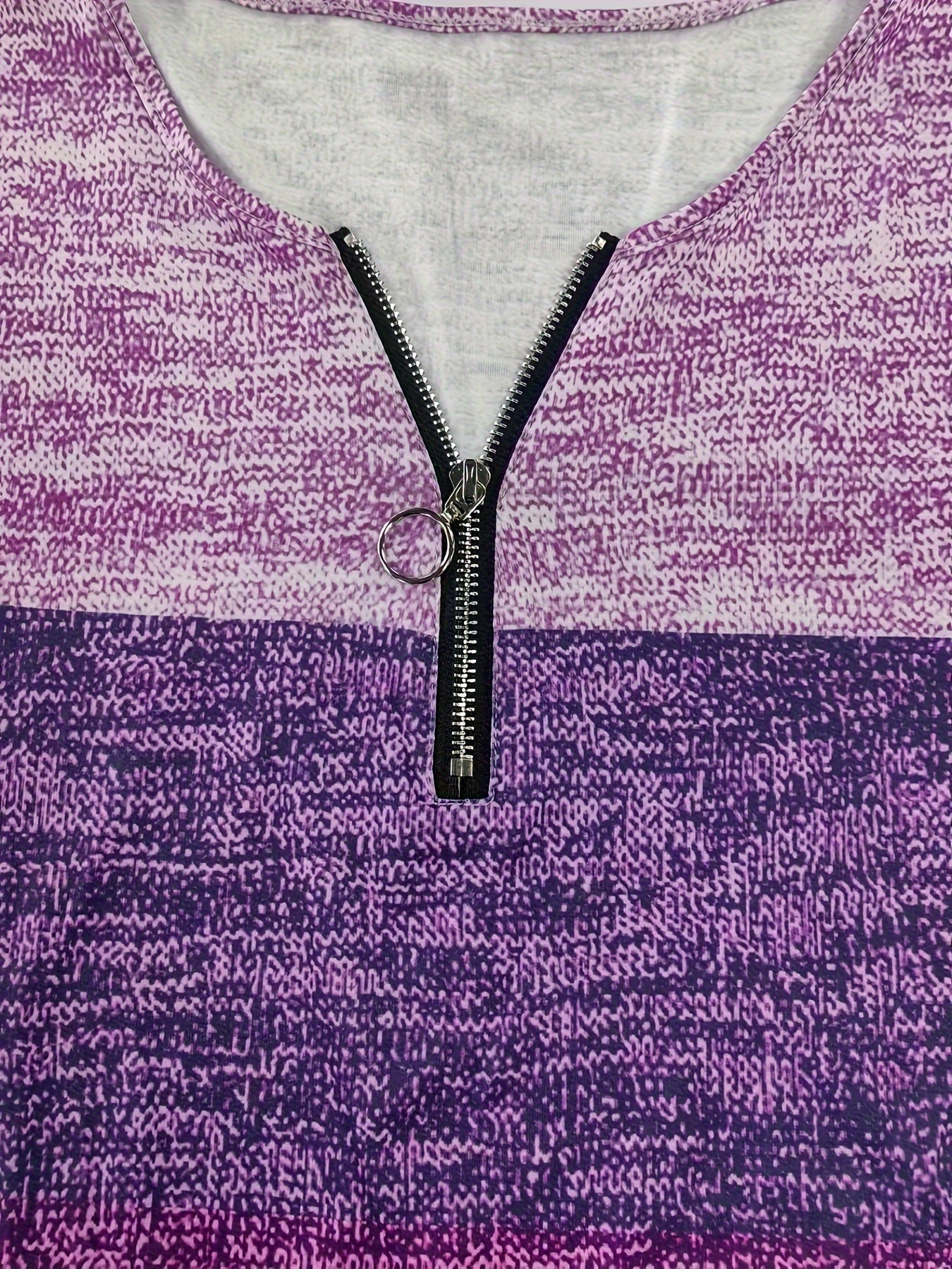 Jacquilen | Elegantes T-Shirt mit Stehkragen