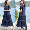 Yarra | Zeitloses langes Spitzenkleid