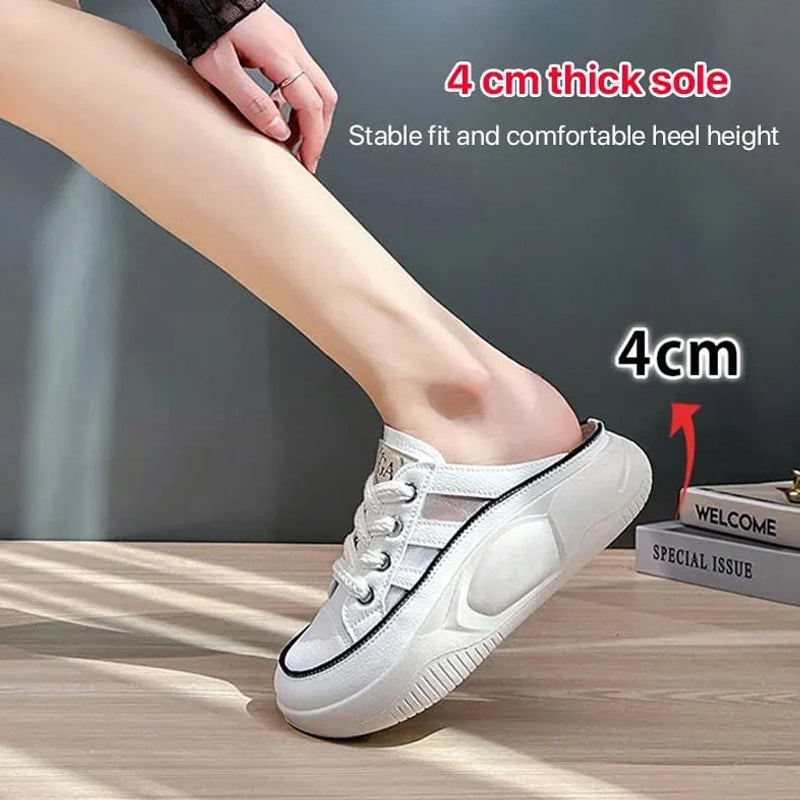 SnugFeet™ - Damen-Halbschlappen mit geschlossenem Zehenbereich