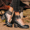 Eva™ | Luxus Komfort Stiefelette - Schwarz / 36